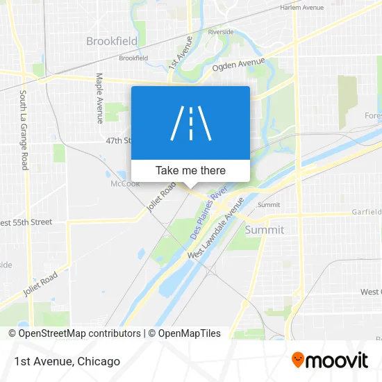 1st Avenue map