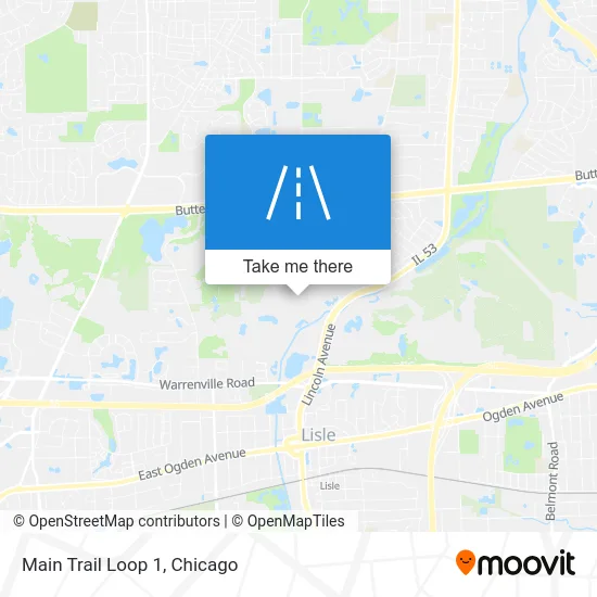 Main Trail Loop 1 map