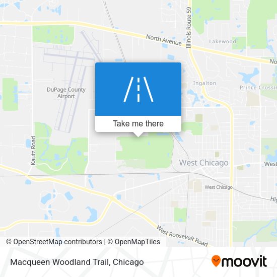 Mapa de Macqueen Woodland Trail