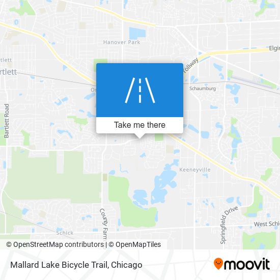 Mapa de Mallard Lake Bicycle Trail