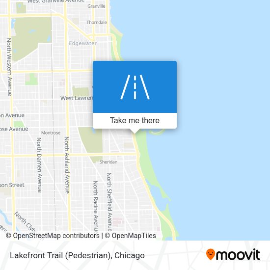 Lakefront Trail (Pedestrian) map