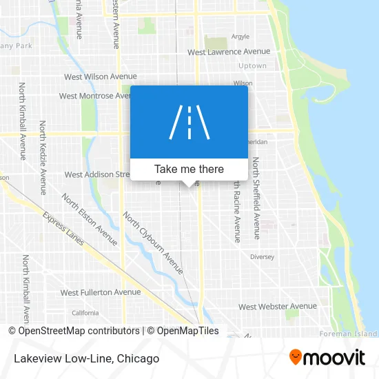 Lakeview Low-Line map