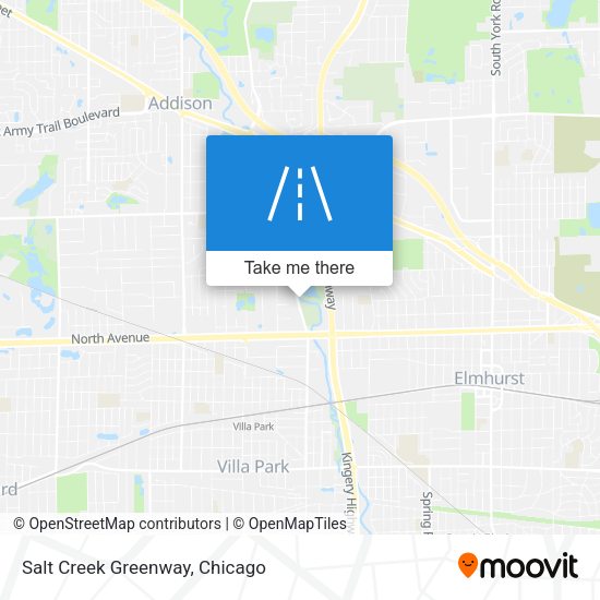 Mapa de Salt Creek Greenway