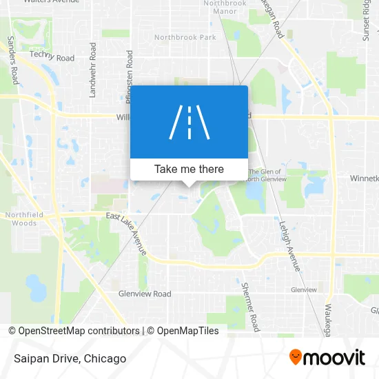 Saipan Drive map