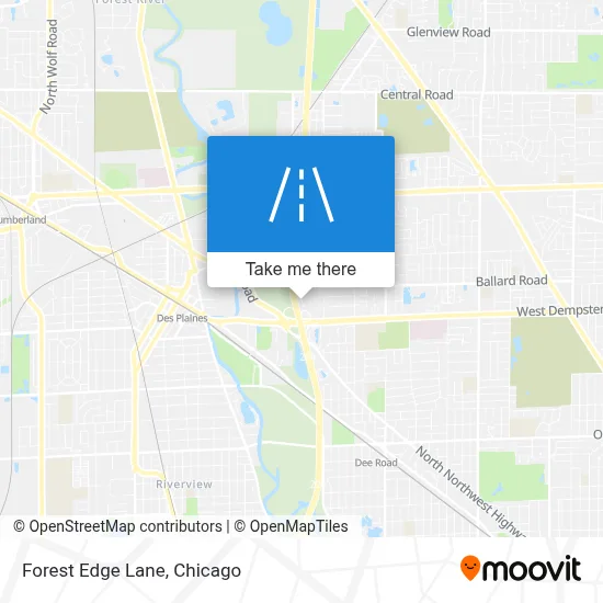 Forest Edge Lane map
