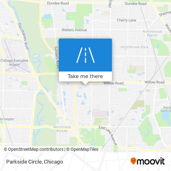 Parkside Circle map