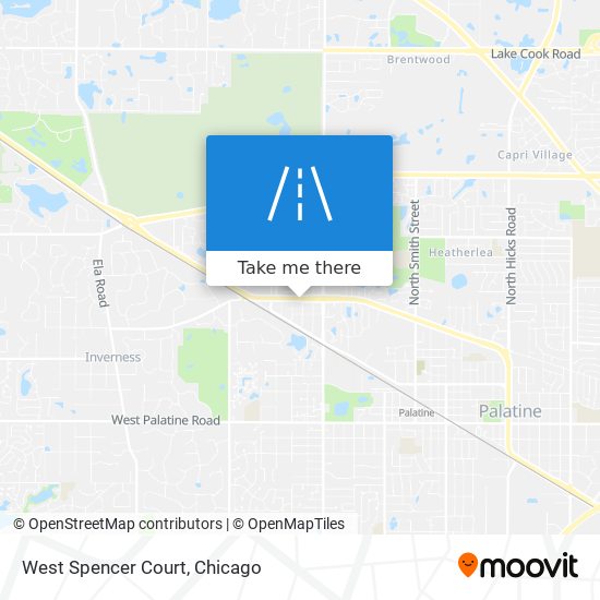 Mapa de West Spencer Court