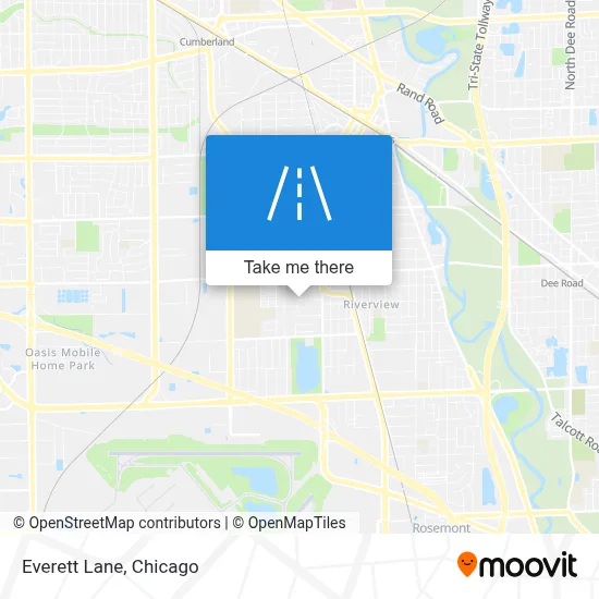 Everett Lane map