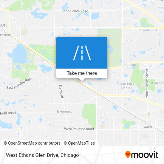 Mapa de West Ethans Glen Drive