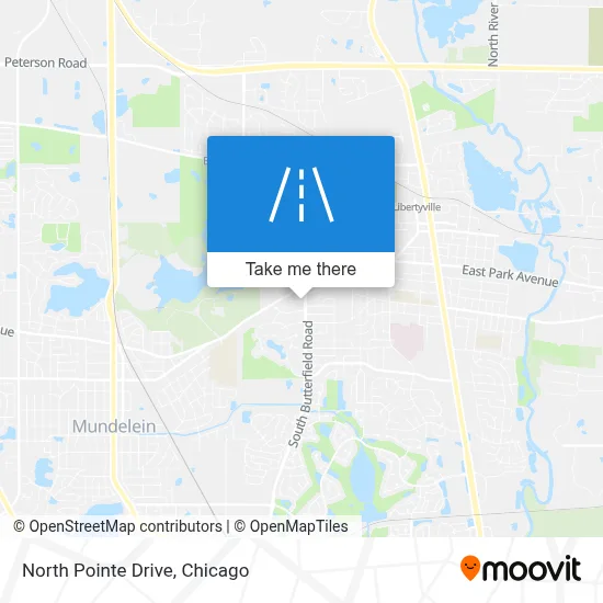 North Pointe Drive map