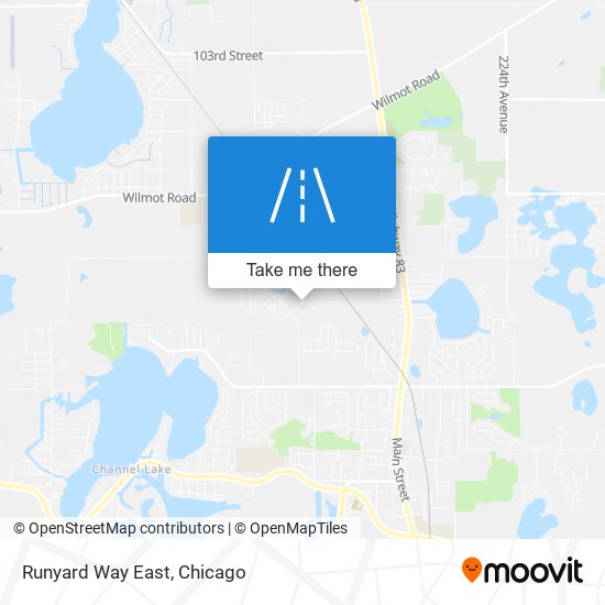 Runyard Way East map