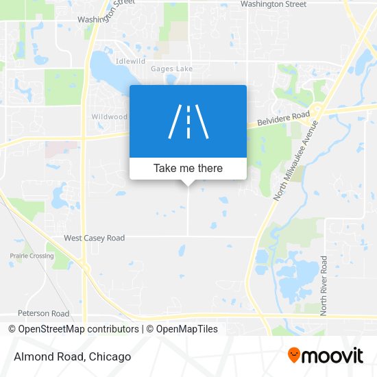 Mapa de Almond Road