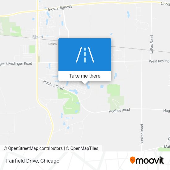 Mapa de Fairfield Drive