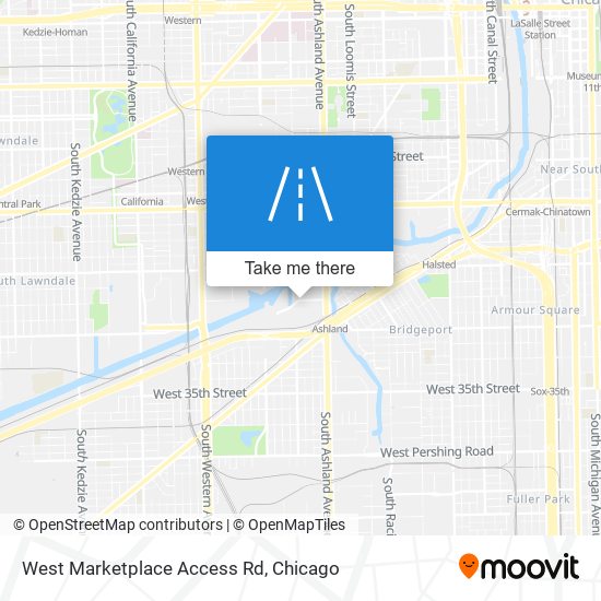 West Marketplace Access Rd map