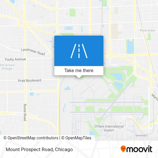 Mount Prospect Road map