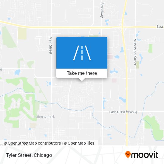 Tyler Street map