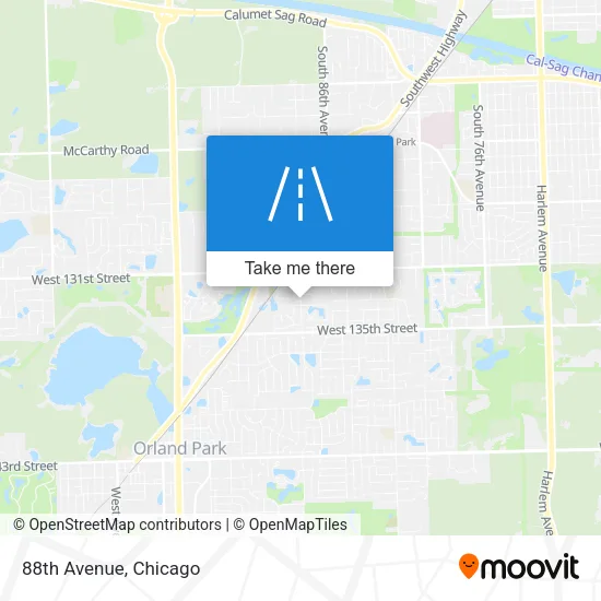 88th Avenue map