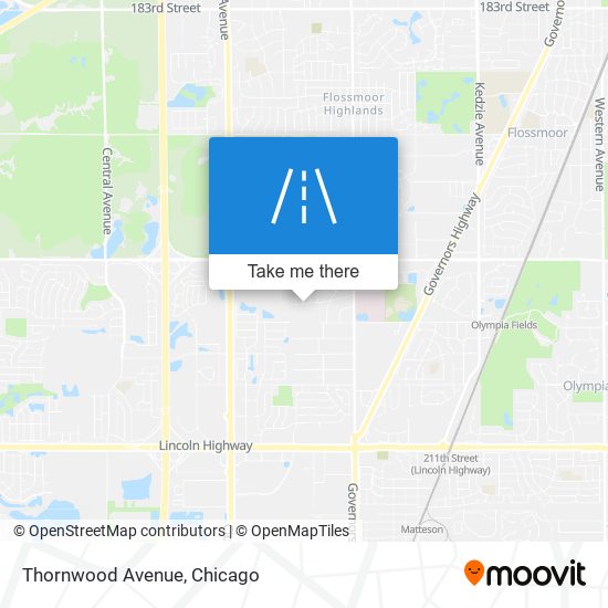 Mapa de Thornwood Avenue