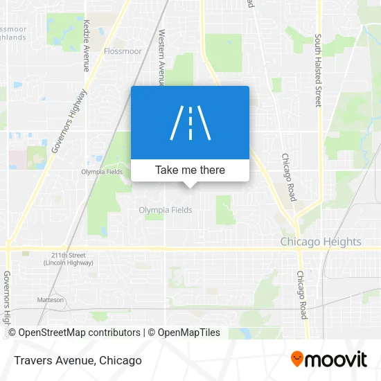 Mapa de Travers Avenue