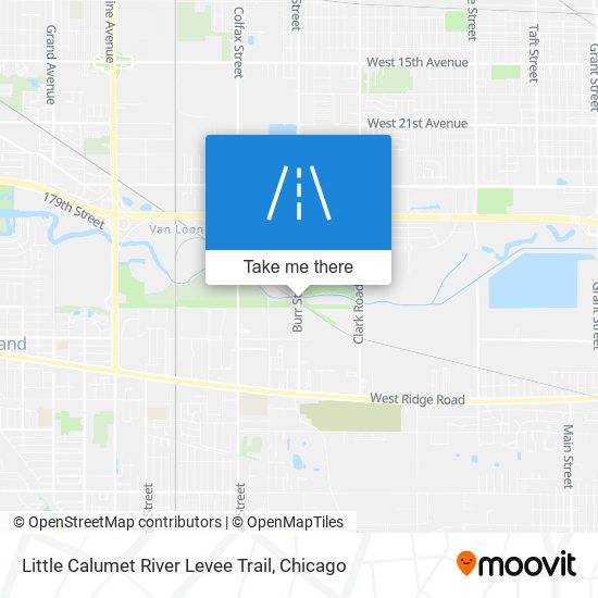 Little Calumet River Levee Trail map