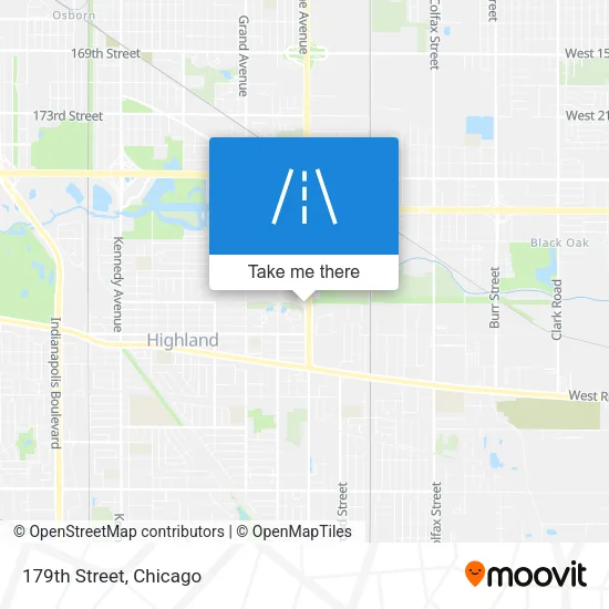 179th Street map