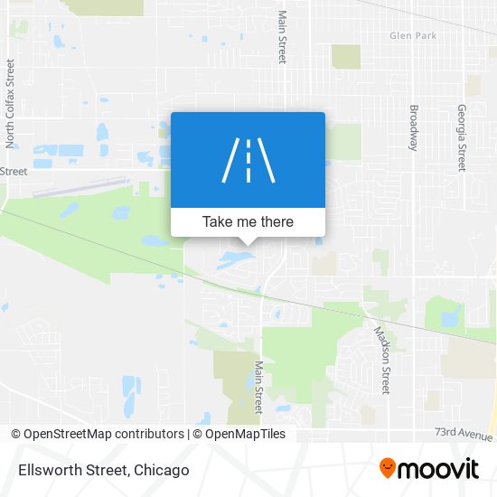 Ellsworth Street map