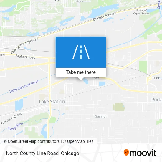 North County Line Road map