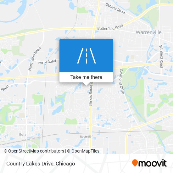 Country Lakes Drive map