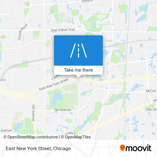 East New York Street map