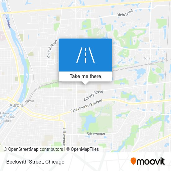 Mapa de Beckwith Street