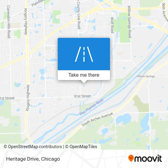 Mapa de Heritage Drive