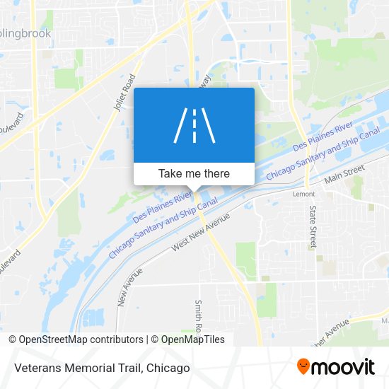 Veterans Memorial Trail map