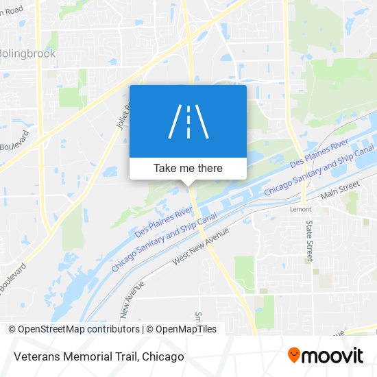 Veterans Memorial Trail map