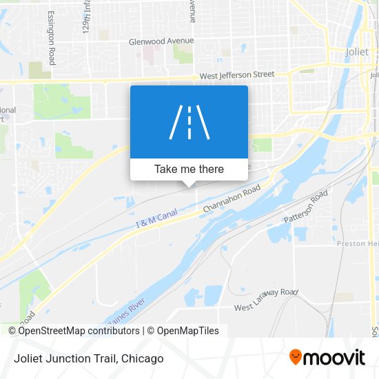 Mapa de Joliet Junction Trail