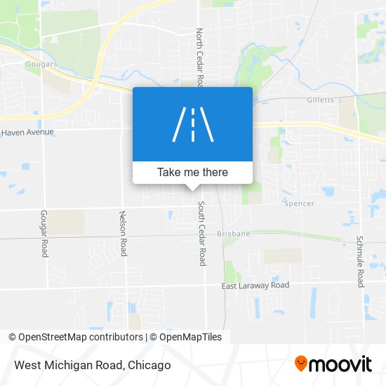 West Michigan Road map