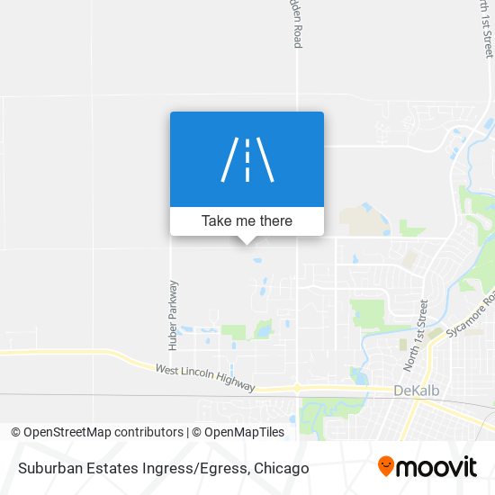 Mapa de Suburban Estates Ingress / Egress