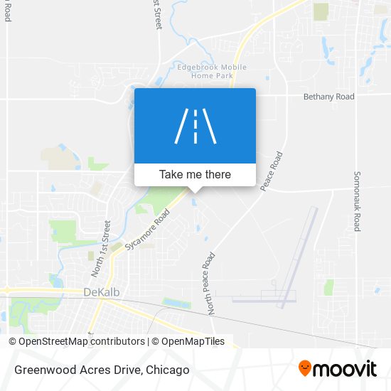 Greenwood Acres Drive map