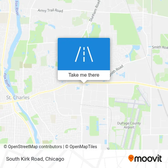 South Kirk Road map