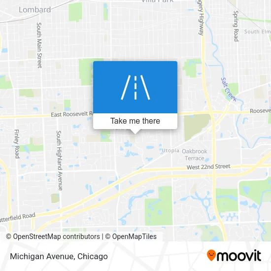 Michigan Avenue map