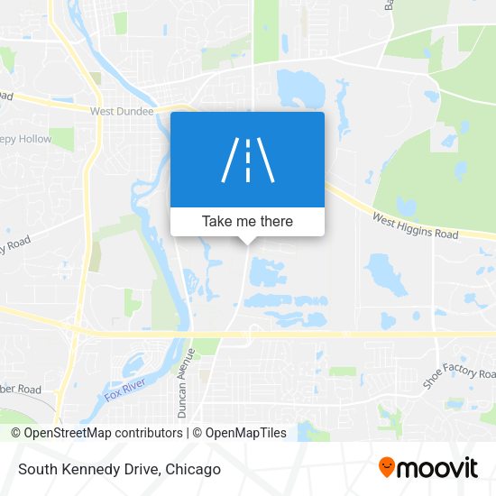 South Kennedy Drive map