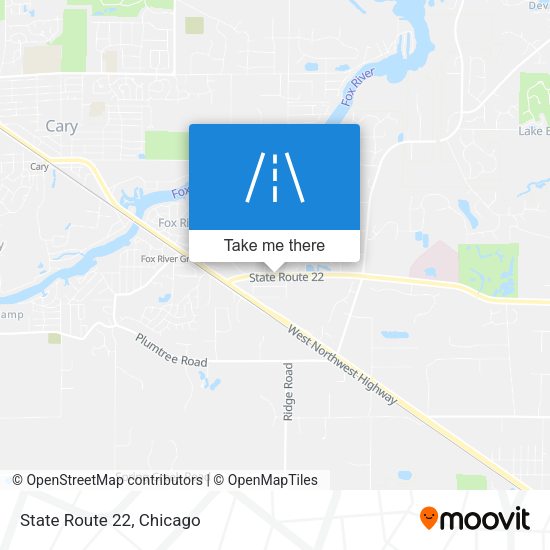 Mapa de State Route 22