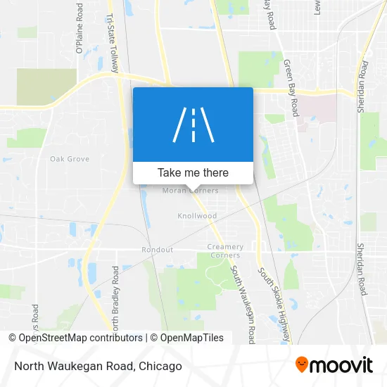 North Waukegan Road map