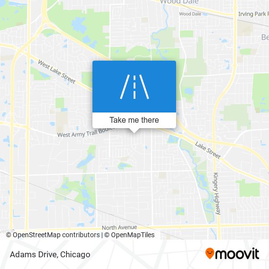 Adams Drive map