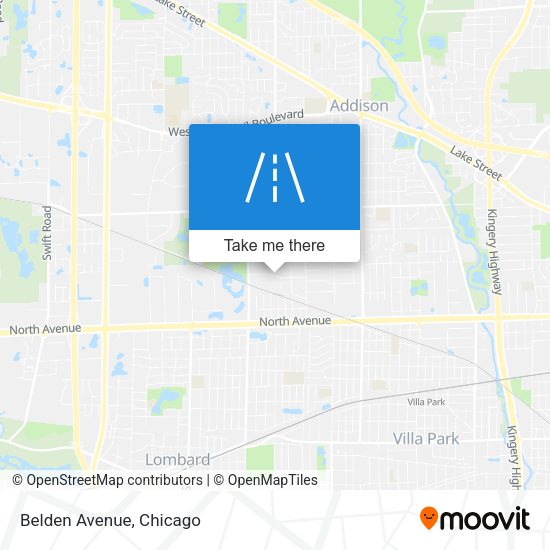 Mapa de Belden Avenue