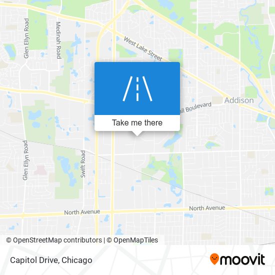 Capitol Drive map