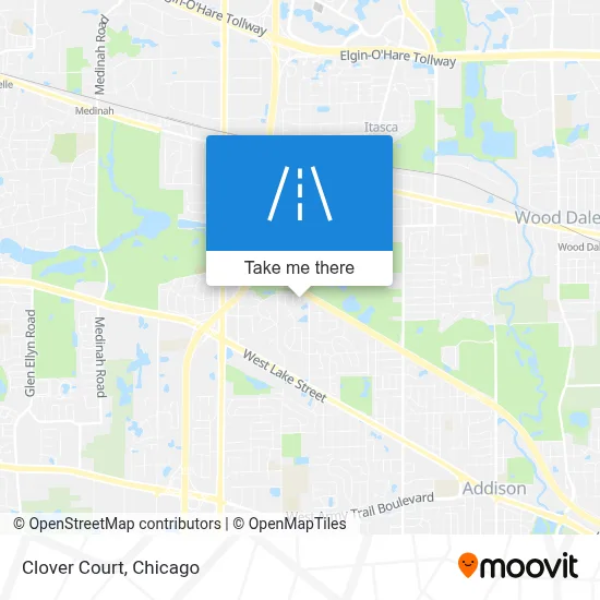 Clover Court map