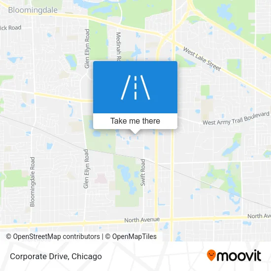 Corporate Drive map