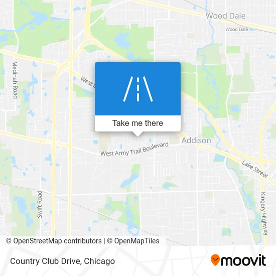 Country Club Drive map