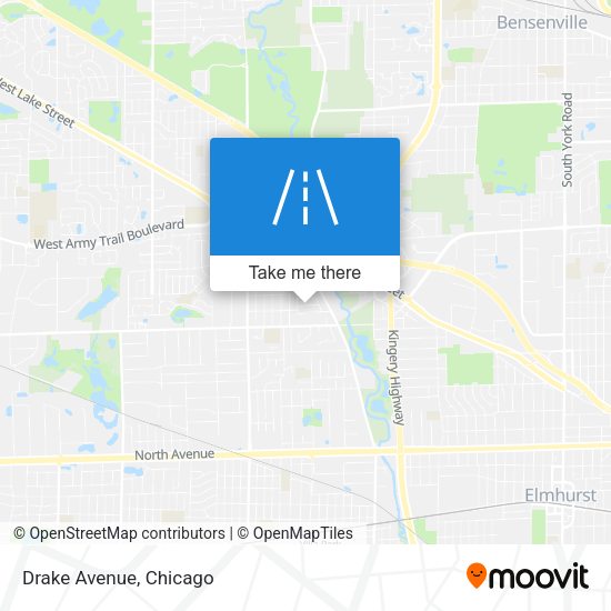 Drake Avenue map