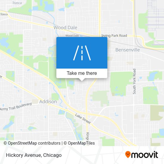 Mapa de Hickory Avenue